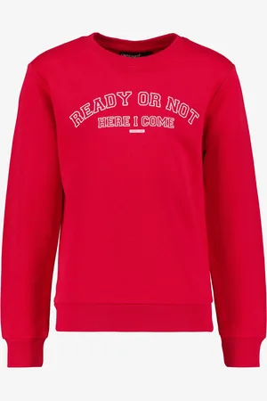 UNSIGNED Jongens sweater met tekstopdruk