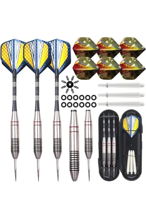 Merkloos Set van 3 Professionele Dartpijlen van 22 g met Accessoires
