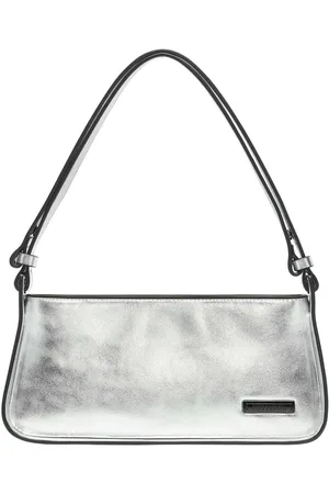 liebeskind Leren Schoudertas Franzis Crossbody Bag Zilverkleurig