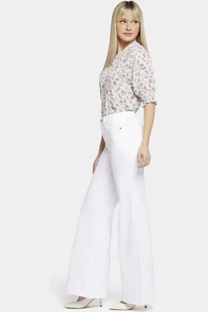 NYDJ Mia Palazzo Jeans met hoge taille