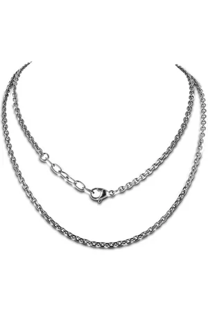 Silventi LOCKits 980600177 - Stalen Collier - 90 + 3 cm
