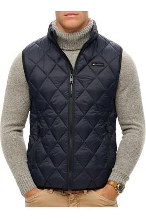 Superdry Diamond Quilt Fuji Lite Bodywarmer Heren
