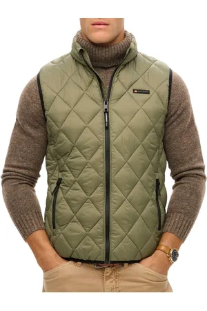 Superdry Diamond Quilt Fuji Lite Bodywarmer Heren