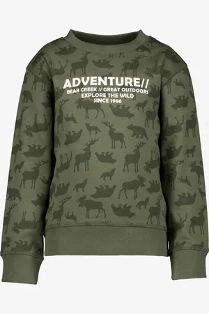 UNSIGNED Jongens sweater met bosdieren