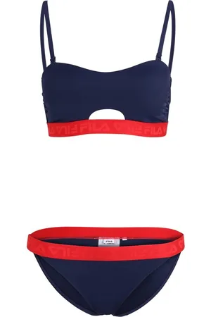 Fila Damen Bikini Sanming Bandeau Bikini Medieval Blue-XL