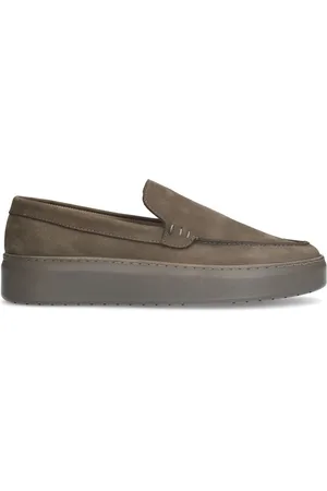 Manfield Heren - Antraciete nubuck loafers