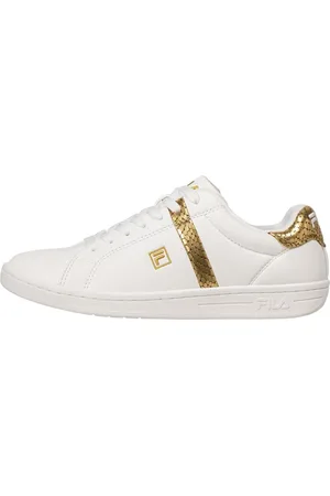 Fila Damen Tennis Sneaker Crosscourt 2 F Women White / Gold-41