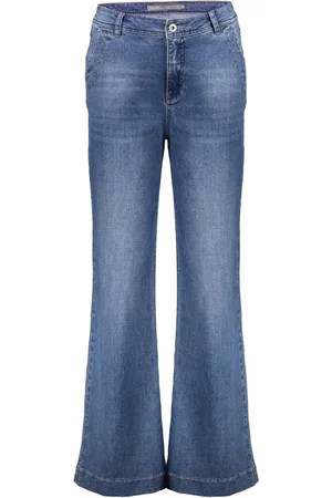 Geisha Jeans Wide Leg Jeans 51000 10 811 Stonewash Denim Dames