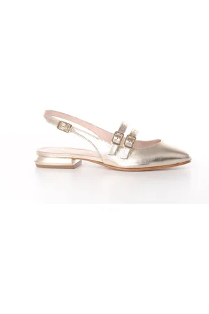 MAURY Dames ballerine met riempjes Montana leder