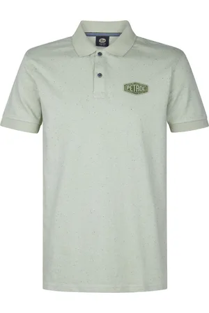 Petrol Industries Heren Klassieke Polo Sunset - Groen