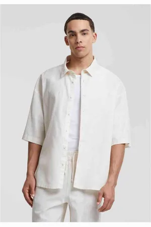 Urban classics Boxy Cotton Linen Overhemd - 4XL