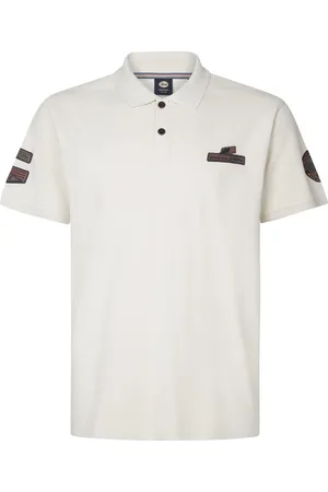 Petrol Industries Heren Plus Size Artwork Polo Seagull -