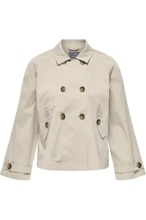 ONLY CARAPRIL LIFE SHORT TRENCHCOAT OTW NOOS Dames Jas