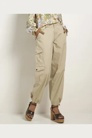 terStal TerStal - Wide Leg Fit Dames / Volwassenen Wide Fit Cargo Broek Broek - 36