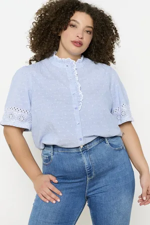LolaLiza Blouse C Genna 05702662 3003 Blue Pastel Dames