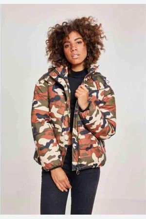 Urban classics Boyfriend Camo Gewatteerd jack - XL