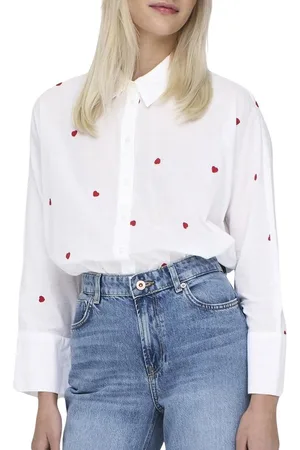 ONLY New Lina Grace LS Emb Blouse Dames