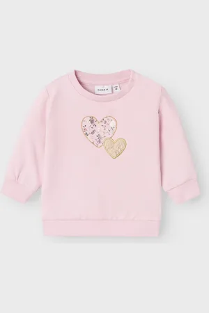 NAME IT Sweater Corsage roos met hartjes NBFSINDA 56