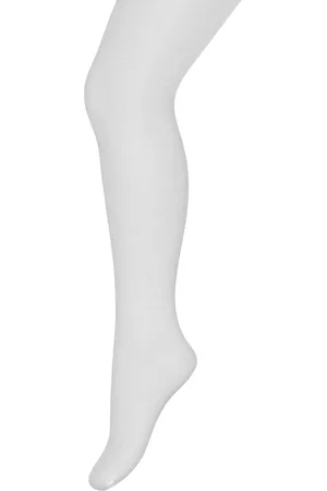 Bonnie Doon Dunne Katoenen Maillot Meisjes Wit maat 116/122 - Zomer Maillot/Panty - Fijne ribstructuur - Kinder Maillot Katoen - Luchtig - Chou Chou Tights - Fijne pasvorm - Gladde Naden - - BD633801.103