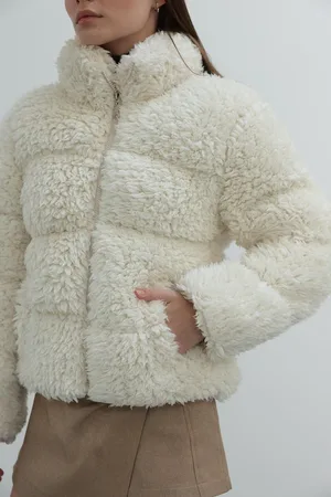 Merkloos Imitatie bontjas Teddy