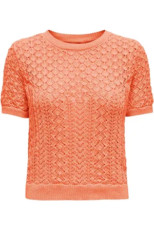 ONLY ONLSAGA LIFE SS O-NECK CC KNT Dames Trui
