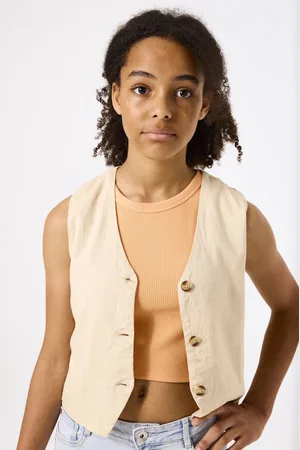 Garcia Meisjes Jack Bruin Sleeveless