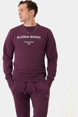 Björn Borg Heren O-hals sweater center logo