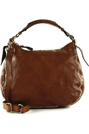 Campomaggi Leren Schoudertas Handtas Diana Shoulder Bag Bruine