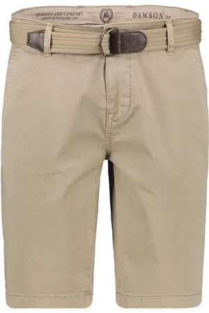 Lerros Broek Chino Bermuda Met Riem 2539214 705 Mannen