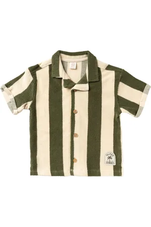 Salted Stories Wide Stripe Loose Shirt Jongens - Vrijetijds blouse -
