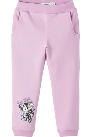 NAME IT NMFABRA MINNIE SWE PANT BRU WDI Meisjes Broek