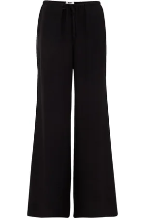 WE Fashion Dames Wide leg broek met dessin