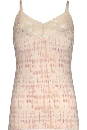 Ten Cate Secrets Spaghetti Top Lace Powder Blush Batik - maat S