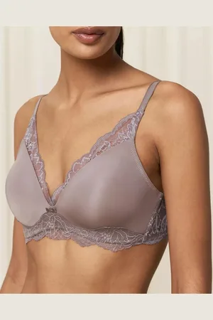 Triumph BH Amourette Charm TP - Zonder Beugel Roze - Kanten beugelloze bh voorgevormd - 90C