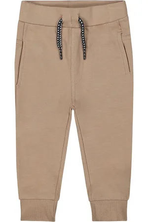 Dirkje Jongens joggingbroek Caramel brown - 03 Boys sunset