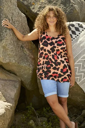 Zhenzi Singlet Gigi animal print
