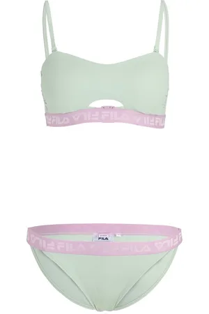 Fila Damen Bikini Sanming Bandeau Bikini Silt Green-M
