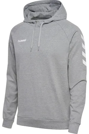 Hummel Hoodie Hmlgo Cotton Hoodie Grey Melange-3XL