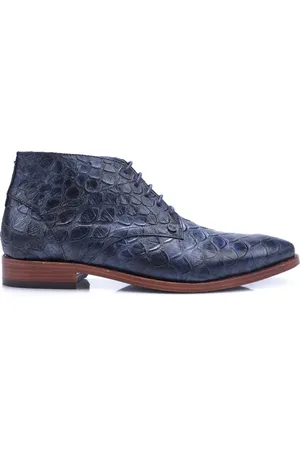rehab Barry Scales Blauw Heren Veterboots Blauw | Kleur Blauw|