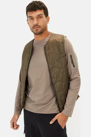 Camel Active Outdoor Vest gemaakt van gerecycled polyamide