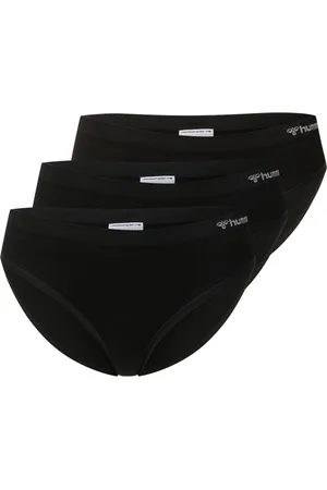 Hummel Damen Hipster Boxershorts Hmljuno 3 Pack Seamless Hipster Black-S