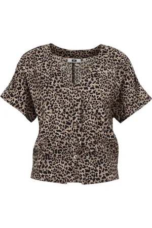 WE Fashion Dames blouse met structuur