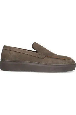 Manfield Heren - Antraciete nubuck loafers