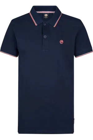 Petrol Industries Jongens Klassieke Polo Castaway - Blauw