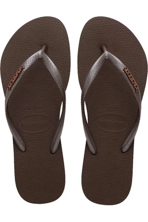 Havaianas Slim Logo Metallic Slippers