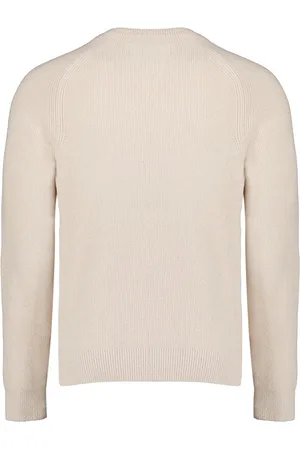 No Excess Pullover met ronde hals: Ribgebreide structuur en superzachte touch