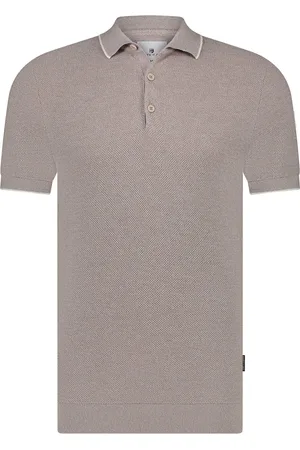 State of art Pique Polo Lichtbruin