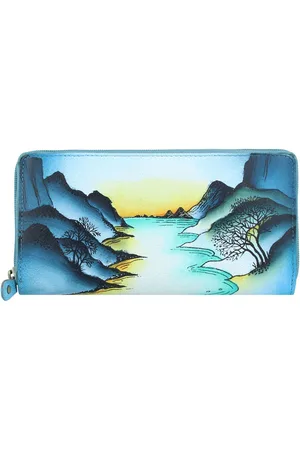 Greenland Art+Craft Portemonnee RFID Leer 20 cm