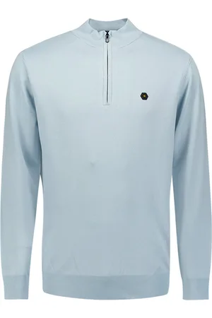 No Excess Sweater met halve ritssluiting
