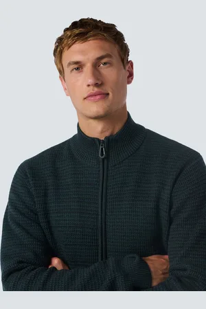 No Excess Driekleurig Rib-jacquard Vest: Modern Ontwerp en Comfort